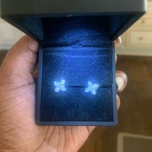 Brand new diamond earrings